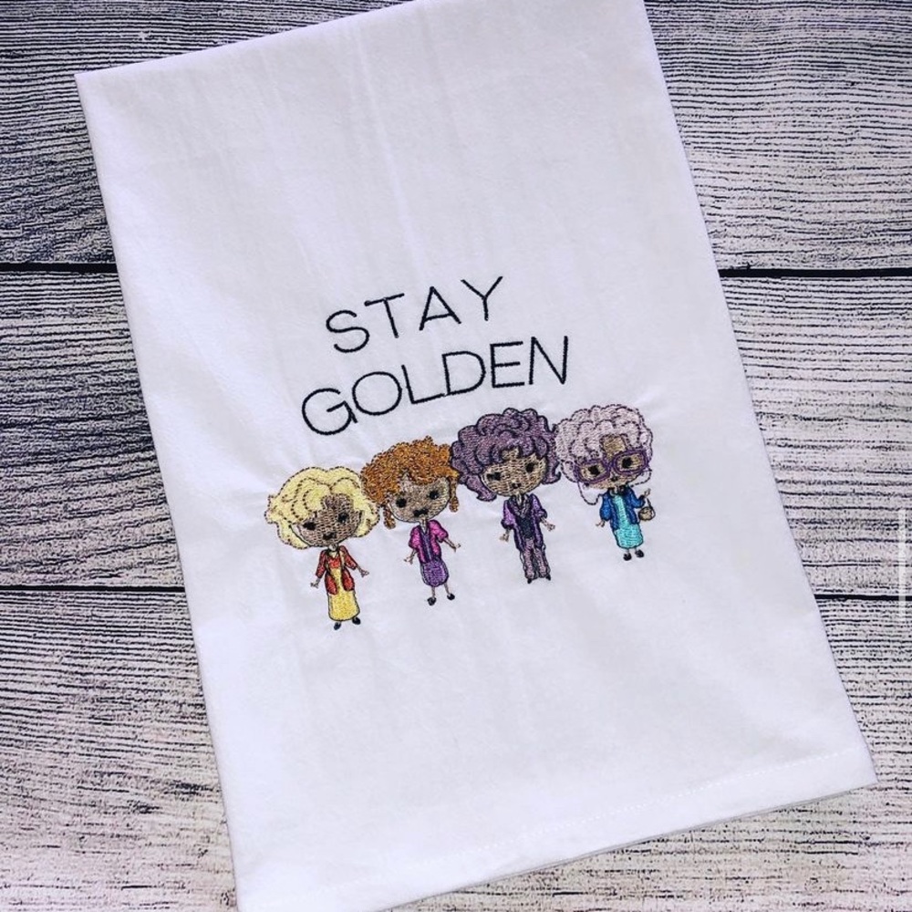 Embroidered Kitchen Towel!